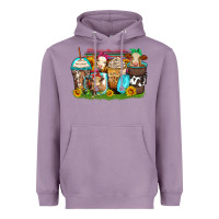 Lavender heifers coffee cups Heavyweight Hoodie - Zillion Design Studio