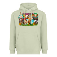 Matcha heifers coffee cups Heavyweight Hoodie - Zillion Design Studio