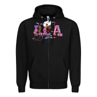 Black valentines day Zipper Hoodie - RanaPortraitStore