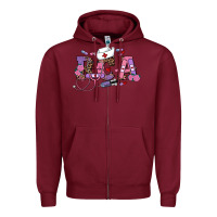 Burgundy valentines day Zipper Hoodie - RanaPortraitStore