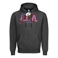 Charcoal Heather valentines day Zipper Hoodie - RanaPortraitStore