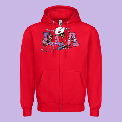 Zipper Hoodie valentines day