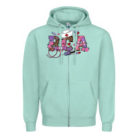 Seafoam valentines day Zipper Hoodie - RanaPortraitStore