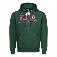 Sports Green valentines day Zipper Hoodie - RanaPortraitStore