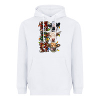 White hohoho cows Heavyweight Hoodie - RanaPortraitStore