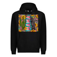 Black western mama with baby bear Premium Hoodie - Artiststas