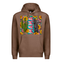 Chestnut western mama with baby bear Premium Hoodie - Artiststas