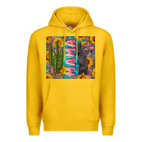 Lemon western mama with baby bear Premium Hoodie - Artiststas