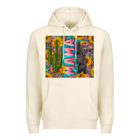 Sandshell western mama with baby bear Premium Hoodie - Artiststas