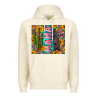 Tofu western mama with baby bear Premium Hoodie - Artiststas