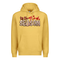 Antique Gold tis the season with christmas cake Premium Hoodie - AdoDesignShop