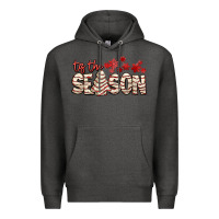 Charcoal Heather tis the season with christmas cake Premium Hoodie - AdoDesignShop