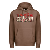 Chestnut tis the season with christmas cake Premium Hoodie - AdoDesignShop