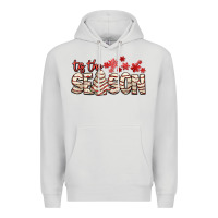 Dove Grey tis the season with christmas cake Premium Hoodie - AdoDesignShop