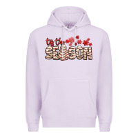 Lilac tis the season with christmas cake Premium Hoodie - AdoDesignShop