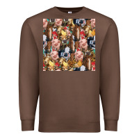 Chestnut western farm animals seamless pattern Premium Sweatshirt - HRA Design Shop