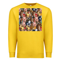 Lemon western farm animals seamless pattern Premium Sweatshirt - HRA Design Shop