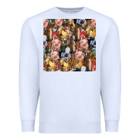 White western farm animals seamless pattern Premium Sweatshirt - HRA Design Shop