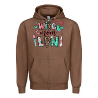 Chestnut wife mom lpn licensed practical nurse Zipper Hoodie - RanaPortraitStore