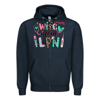 Navy wife mom lpn licensed practical nurse Zipper Hoodie - RanaPortraitStore