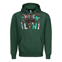 Sports Green wife mom lpn licensed practical nurse Zipper Hoodie - RanaPortraitStore