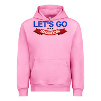 Fuchsia Pink Let's Go Brandon Urban Hoodie - Jasminsmagicworld