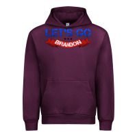 Mauve Wine Let's Go Brandon Urban Hoodie - Jasminsmagicworld