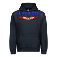 Navy Let's Go Brandon Urban Hoodie - Jasminsmagicworld