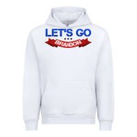 White Let's Go Brandon Urban Hoodie - Jasminsmagicworld