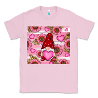 Bubblegum Pink valentines day gnomes Classic Tee - RanaPortraitStore