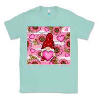 Seafoam valentines day gnomes Classic Tee - RanaPortraitStore