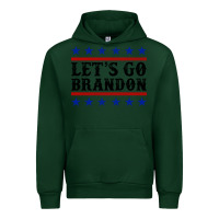 Forest Green Let's Go Brandon American Flag Urban Hoodie - Jasminsmagicworld