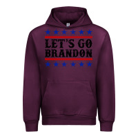 Mauve Wine Let's Go Brandon American Flag Urban Hoodie - Jasminsmagicworld