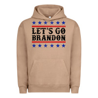 Pigment Burro Let's Go Brandon American Flag Urban Hoodie - Jasminsmagicworld