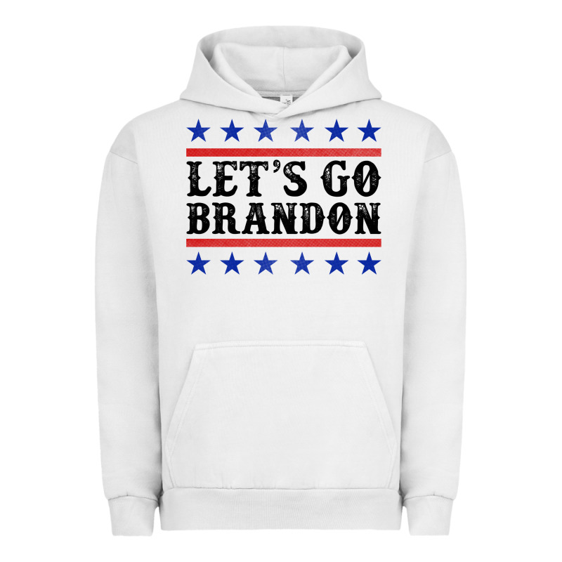 Let's Go Brandon American Flag Urban Hoodie by Jasminsmagicworld | Teevron