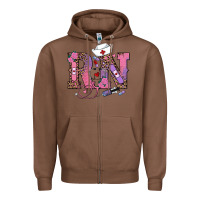Chestnut valentines day rn registered nurse Zipper Hoodie - RanaPortraitStore