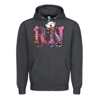 Smoke valentines day rn registered nurse Zipper Hoodie - RanaPortraitStore