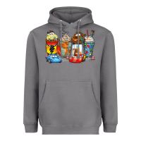 Storm cartoon characters coffee cups Heavyweight Hoodie - Zillion Design Studio