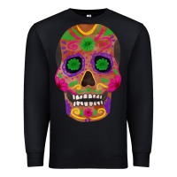 Black sugar skull Premium Sweatshirt - FaDigitalArtStudio