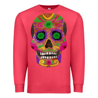 Cardinal sugar skull Premium Sweatshirt - FaDigitalArtStudio