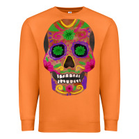 Carrot sugar skull Premium Sweatshirt - FaDigitalArtStudio