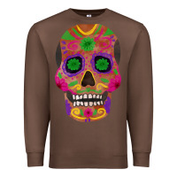 Chestnut sugar skull Premium Sweatshirt - FaDigitalArtStudio