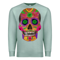 Seafoam sugar skull Premium Sweatshirt - FaDigitalArtStudio