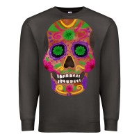 Smoke sugar skull Premium Sweatshirt - FaDigitalArtStudio