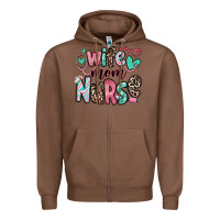 Chestnut wife mom nurse Zipper Hoodie - RanaPortraitStore