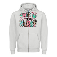 Dove Grey wife mom nurse Zipper Hoodie - RanaPortraitStore