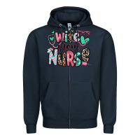 Navy wife mom nurse Zipper Hoodie - RanaPortraitStore