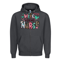 Smoke wife mom nurse Zipper Hoodie - RanaPortraitStore
