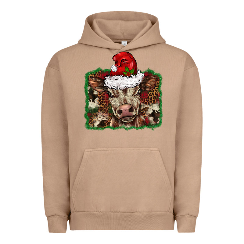Christmas Background Baby Calf Urban Hoodie by BarkalooDesign | Teevron