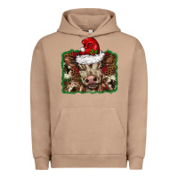 Pigment Burro Christmas background baby calf Urban Hoodie - BarkalooDesign